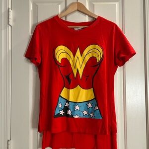DC Red Wonder Woman Short Sleeve Tee